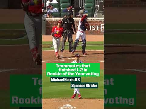 Nick Kurtz & Jacob Wilson are the 6th pair of teammates in the last 50 years to go 1-2 in ROY💪 #mlb