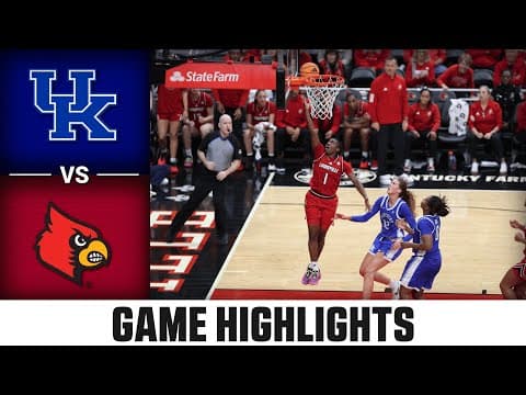 Kentucky vs. Louisville Game Highlights | 2025-26 ACC Women's Basketball