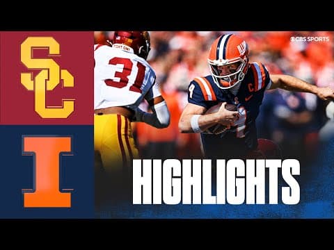 No. 23 Illinois outlasts No. 21 USC with GW Field Goal | Can USC make the CFP? | Highlights & Recap