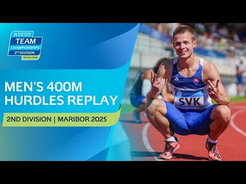 Men's 400m Hurdles Replay | Maribor 2025