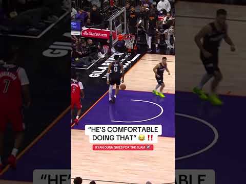 Ryan Dunn takes flight for the beautiful slam dunk 💥