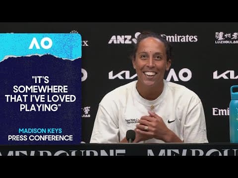 Madison Keys Press Conference | Australian Open 2026 Second Round