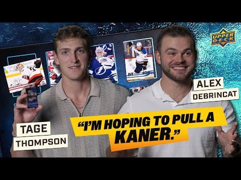Who Did They Pull? Tage Thompson & DeBrincat Break Packs | All-Star Breaks S2