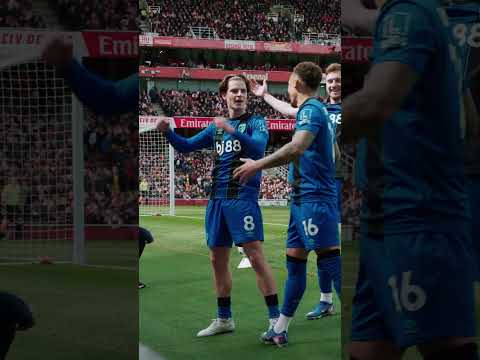 Alex Scott scores the winner at Arsenal 🔥 | #afcb #premireleague #arsenal
