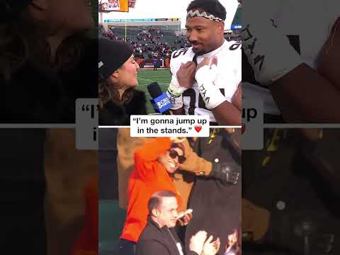 What a moment for the Garrett family ❤️ #mylesgarrett #clevelandbrowns #nfl
