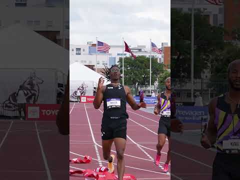 Watch Tate Taylor rewrite the high school record books again 👀🔥 #track #200m #race