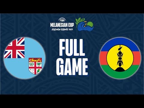 LIVE - Fiji v New Caledonia | FIBA Melanesian Cup 2025