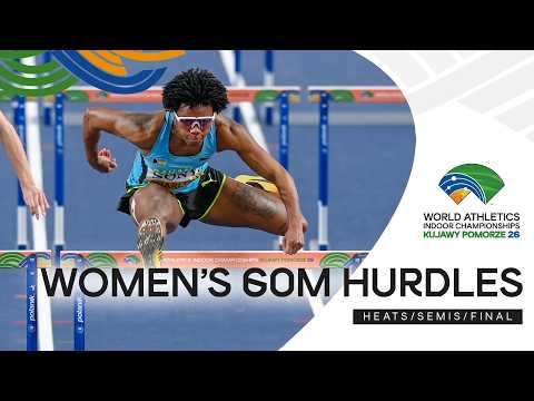 Full Women's 60m Hurdles Heats + Semis + Final  | World Indoor Championships Kujawy Pomorze 26
