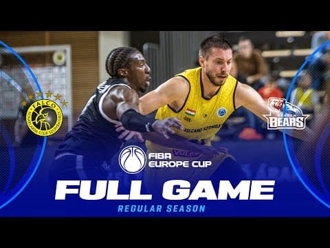 LIVE - Falco Vulcano Energia KC Szombathely v Bakken Bears | FIBA Europe Cup 2025-26 |Regular Season