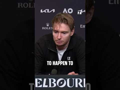 Alexander Bublik explains how everything happens in the right timing 🤞 #trusttheprocess #tennis