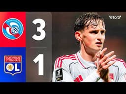 RC Strasbourg - OL : Première défaite en 2026 pour l'OL (3-1)