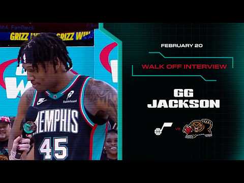 GG Jackson Walk off Interview | Grizzlies vs. Jazz