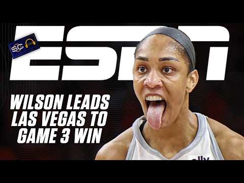WNBA Finals Game 3 REACTION 🍿 Aces win thriller on A'ja Wilson's game-winning shot | SC with SVP