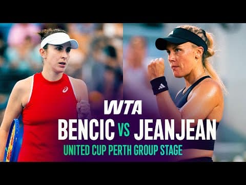 Belinda Bencic vs.Leolia Jeanjean  | 2026 United Cup Group Stage | WTA Match Highlights