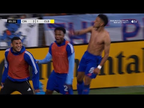 Brenner BRACE in Hell Is Real CLUTCHES GAME for FC Cincinnati | 2025 Audi MLS Cup Playoffs