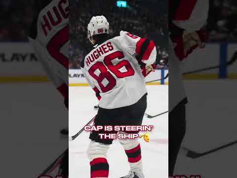 Jack to Cap. It never gets old. #nicohischier #cap #njdevils #devilsvscanucks #NHL