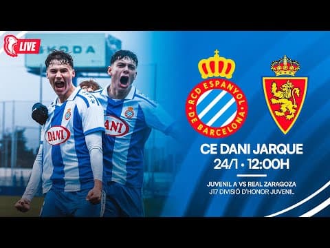 ⚽ Juvenil A 🆚 Real Zaragoza | J17 Divisió d’honor juvenil