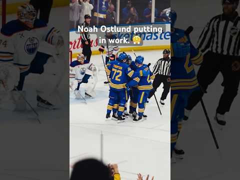 Isak Rosen ➡️ Noah Ostlund! 🚨 #nhl #buffalosabres #hockey