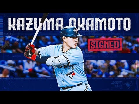 Blue Jays sign SIX-time NPB All-Star Kazuma Okamoto!