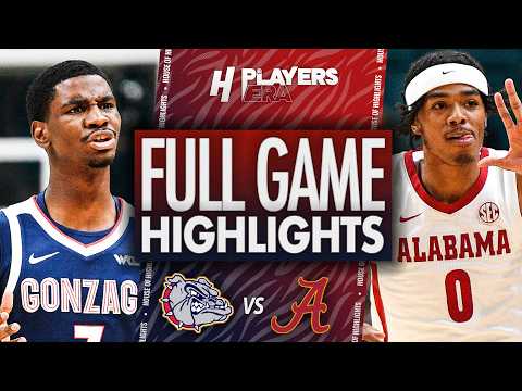 Gonzaga vs Alabama  - FULL GAME HIGHLIGHTS | November 24, 2025 Players Era Tournament