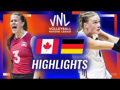 Canada 🇨🇦 vs. Germany 🇩🇪 - Highlights | Week 1 | Women's VNL 2026