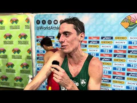 Brian Fay talks through his 16th place finish at 2026 World Cross Country