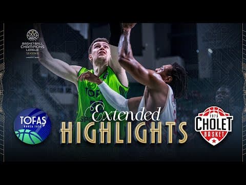 Tofas Bursa v Cholet Basket | Full Game Highlights | #BasketballCL 2025-26