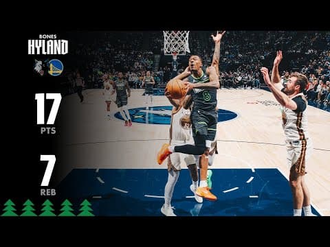 Bones Hyland With That SPARK Off The Bench Dropping 17 Points In Win Over Warriors | 01.26.26