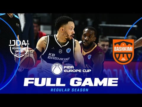 LIVE - JDA Dijon Basket v BC Bashkimi | FIBA Europe Cup 2025-26 | Regular Season