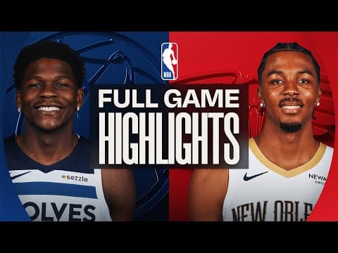 TIMBERWOLVES at PELICANS | FULL GAME HIGHLIGHTS | December 2, 2025
