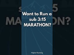 Want to run a sub 3:15 #marathon #bostonmarathon qualifying #runningcoach 🏃🏻🙌