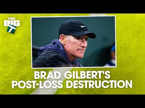 Brad Gilbert’s Wildest Post-Match Meltdown