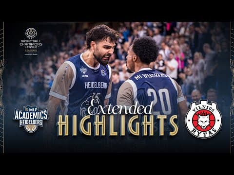 MLP Academics Heidelberg v Rytas Vilnius | Full Game Highlights | #BasketballCL 2025-26