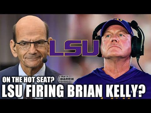 Paul Finebaum says LSU's loss to Texas A&M is 'INEXCUSABLE!' 😱 | The Matt Barrie Show