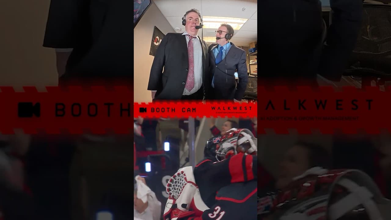 Head into the booth as the Canes advance to the Stanley Cup Final 💪