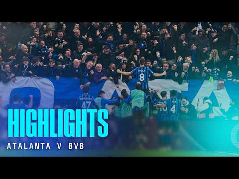 𝐃𝐄𝐋𝐈𝐑𝐈𝐎 𝐓𝐎𝐓𝐀𝐋𝐄 𝐍𝐄𝐑𝐀𝐙𝐙𝐔𝐑𝐑𝐎 🖤💙🖤💙 | Highlights Atalanta-BVB 4-1 | UCL KOPO 2nd leg