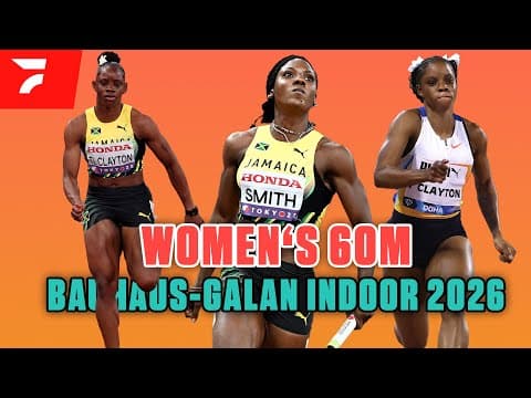 Twin Turbo Claytons vs. Jonielle Smith in 60m showdown | BAUHAUS-Galan Indoor 2026