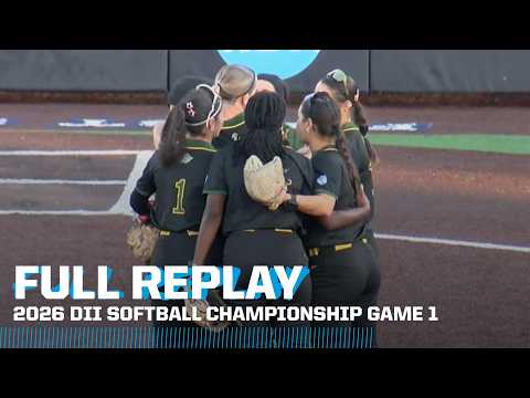 Saint Leo vs. McKendree: 2026 DII softball championship Game 1 | FULL REPLAY