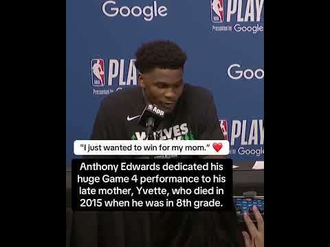 Ant dropped 36 PTS in the Wolves’ key Game 4 win on Mother’s Day 🙌
