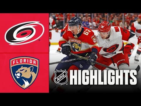 Hurricanes vs. Panthers | NHL Highlights | December 19, 2025