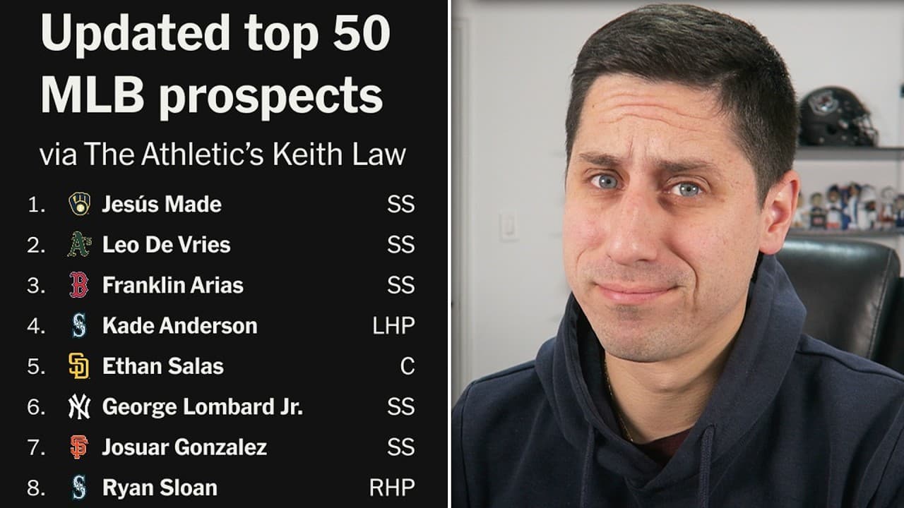 Reacting to Keith Law's CRAZY Top 50 MLB Prospects