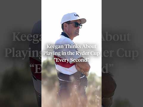 Keegan Bradley says he thinks about playing in the Ryder Cup “every second.”