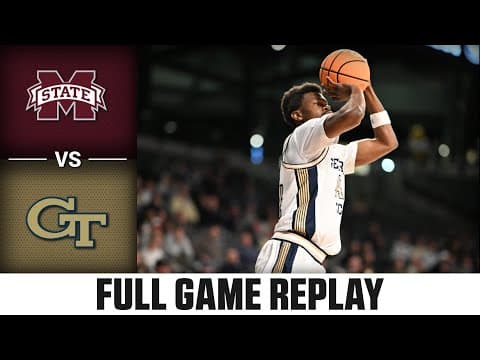 Mississippi State vs. Georgia Tech Game Highlights | 2025-26 ACC Men's Basketball