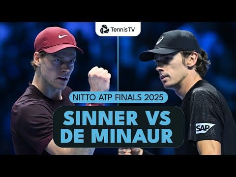 Jannik Sinner vs Alex De Minaur Semi-Final Highlights 🔥 | Nitto ATP Finals 2025