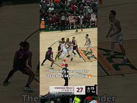 No rim was safe 😤 #accbasketball #collegebasketball