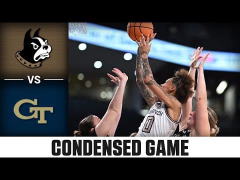 Georgia Tech vs. Wofford - Condensed Game