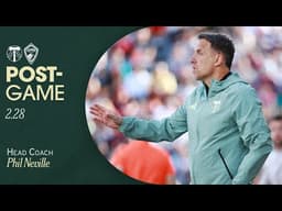 "I felt we never got started" | Phil Neville discusses loss to Rapids