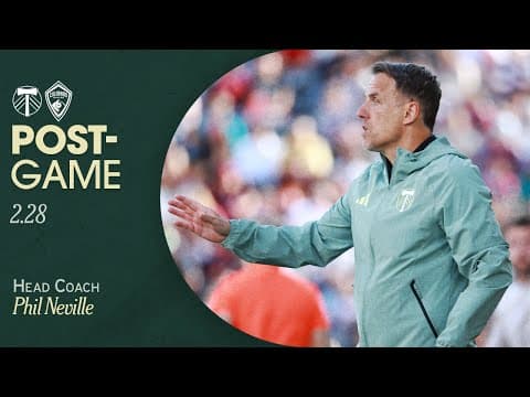 "I felt we never got started" | Phil Neville discusses loss to Rapids