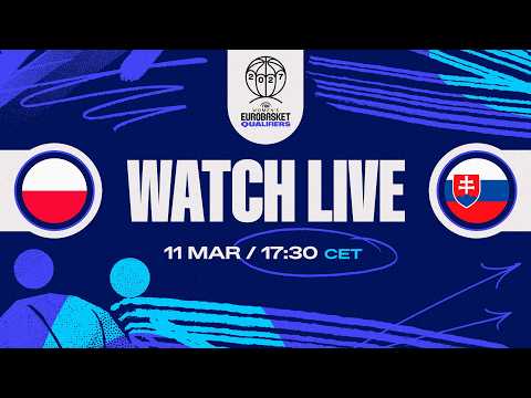 LIVE - Poland v Slovakia | FIBA Women's EuroBasket 2027 Qualifiers | First Round
