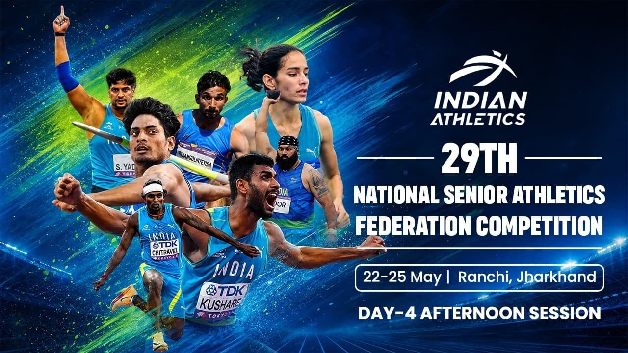 DAY 4 | AFTERNOON  | 29TH NATIONAL SENIOR ATHLETICS FEDERATION COMPETITION 2026 | Ranchi, Jharkhand